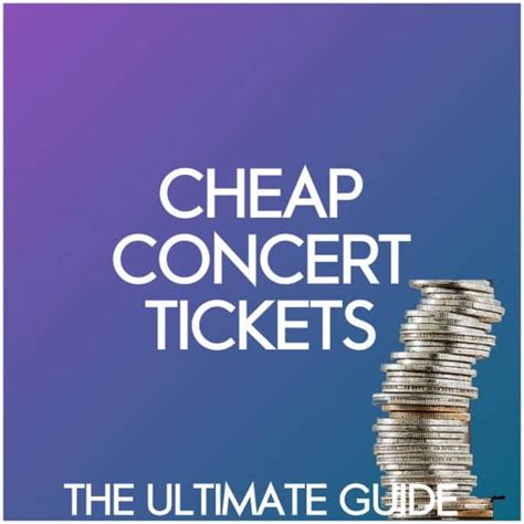when are tickets cheapest concert